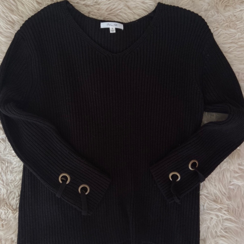 Black Knit Sweater
